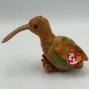 Ty Beanie Baby Beak the Kiwi Bird 1998 Retired w/ Tags